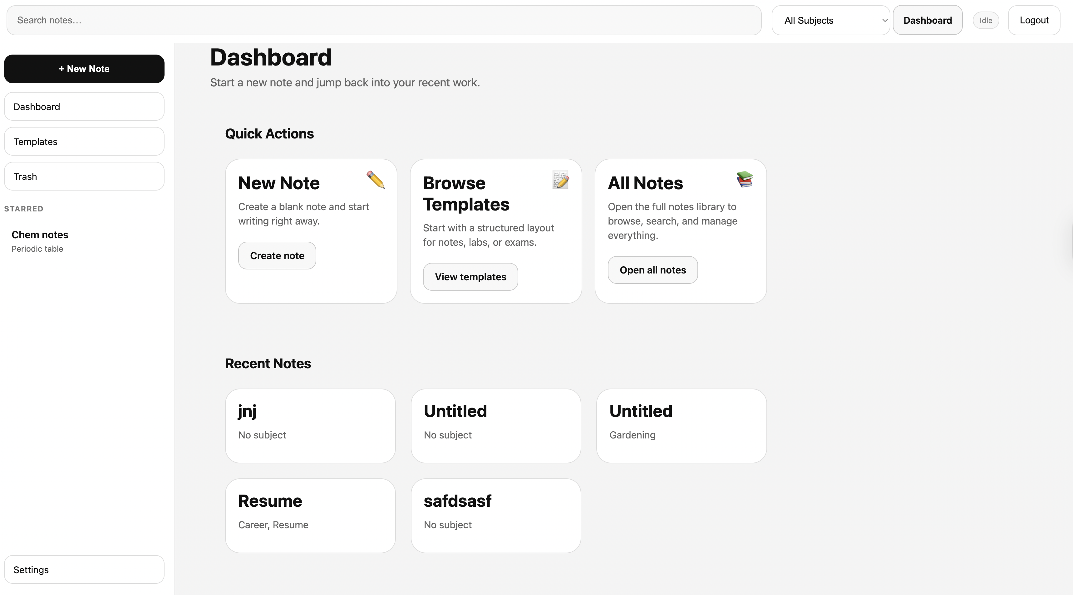 EmberRoost dashboard screenshot