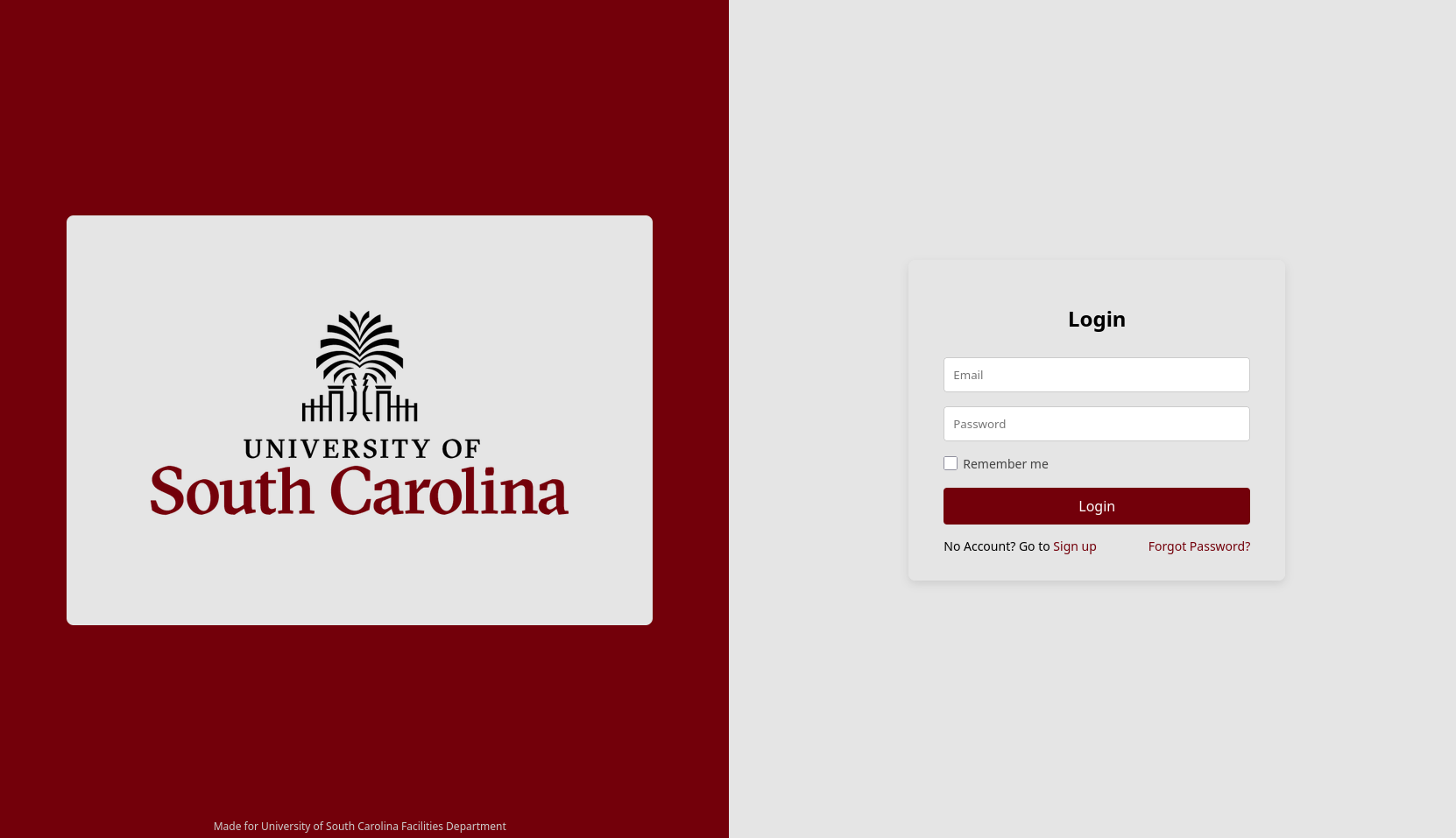 Login Screen